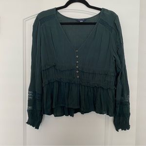 American Eagle Blouse Size Medium